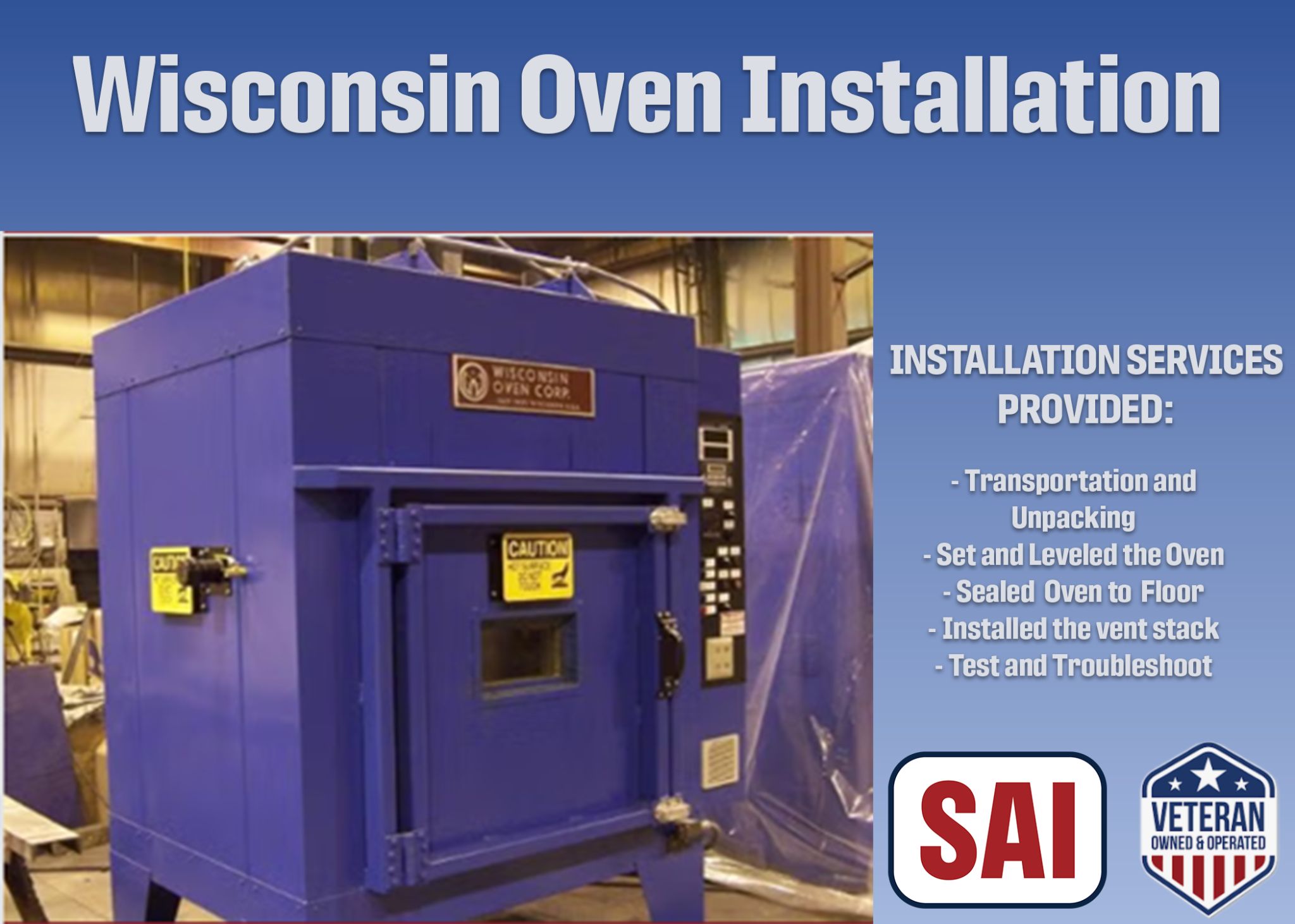 Featured image for “Wisconsin Oven Installation”